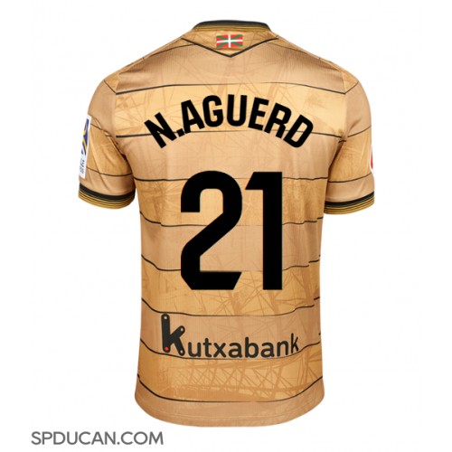 Muški Nogometni Dres Real Sociedad Nayef Aguerd #21 Gostujuci 2024-25 Kratak Rukav